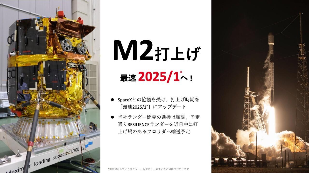 【QAあり】ispace、9,900万ドルの覚書・中間契約を締結　Mission 2の打上げはSpaceXとの調整を受け最速2025年1月へ