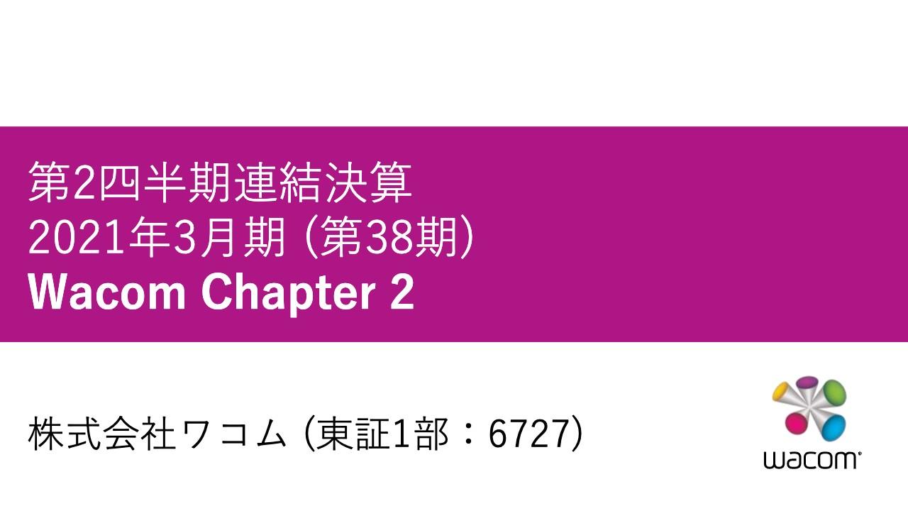 ワコム、オンライン教育等の需要増を主因として2Qは売上高・営業利益・当期純利益が過去最高