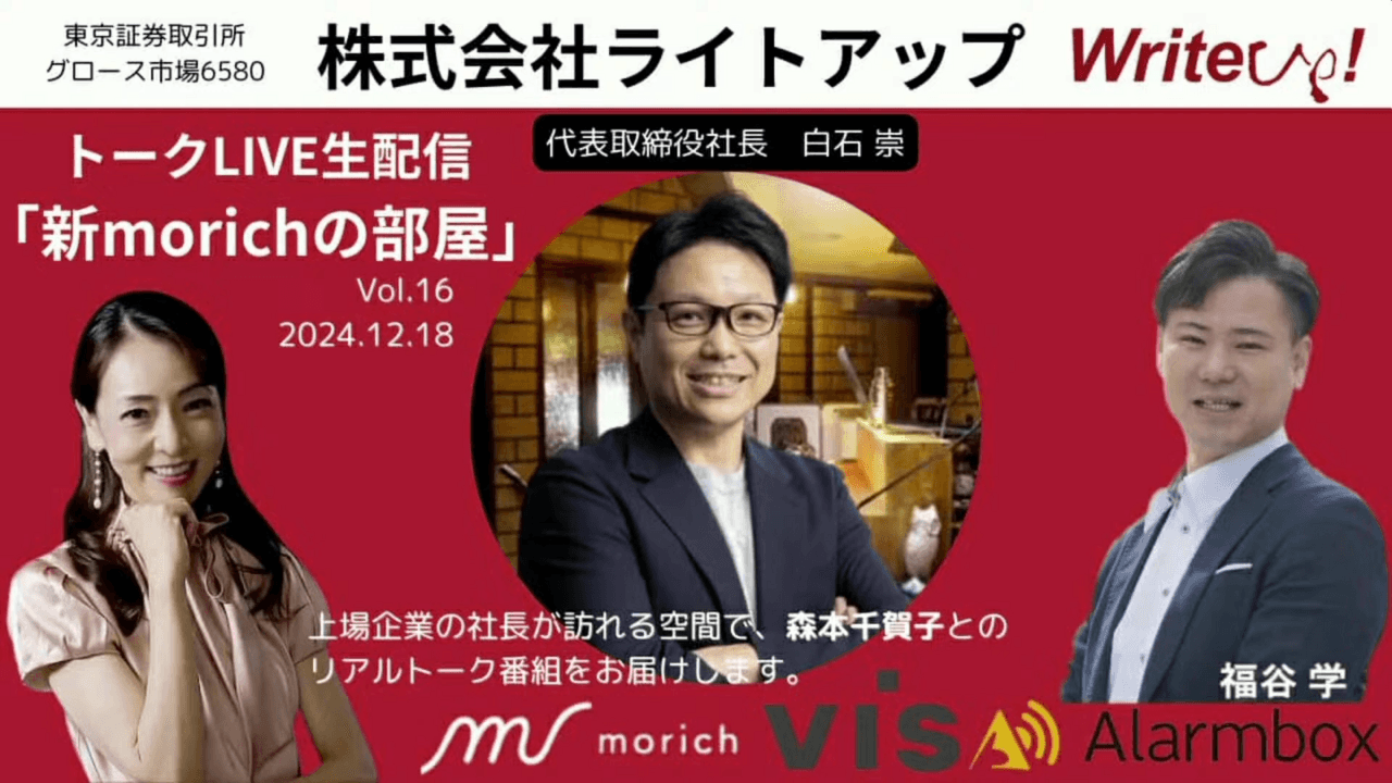 ライトアップ白石社長がAIで挑むのは、全国すべての中小企業の黒字化　年間1万社への支援を実現し、ムーブメントを起こす