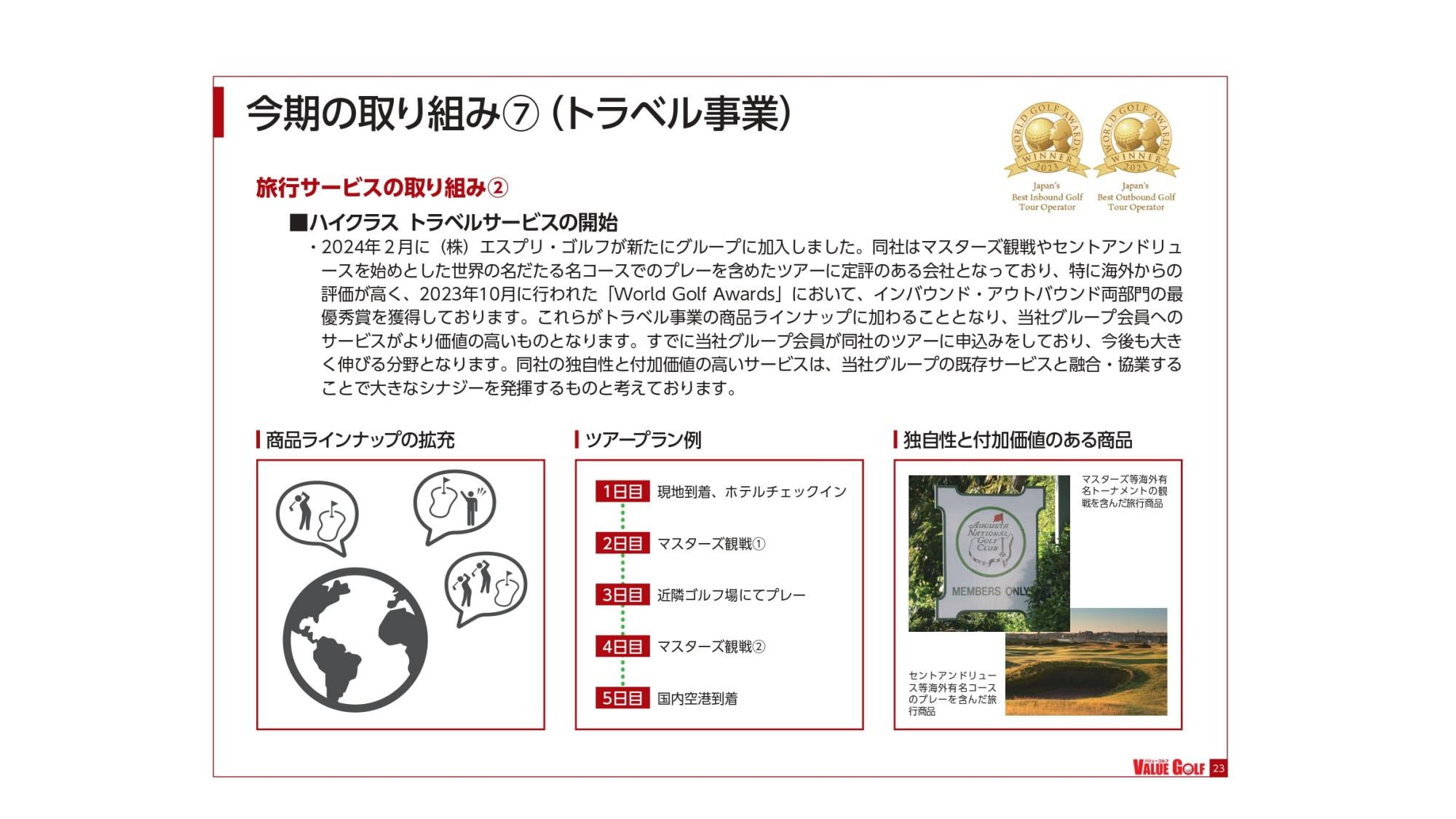 バリューゴルフ、積極的なM&A戦略でシナジーを創出　事業を拡大しV字回復へ