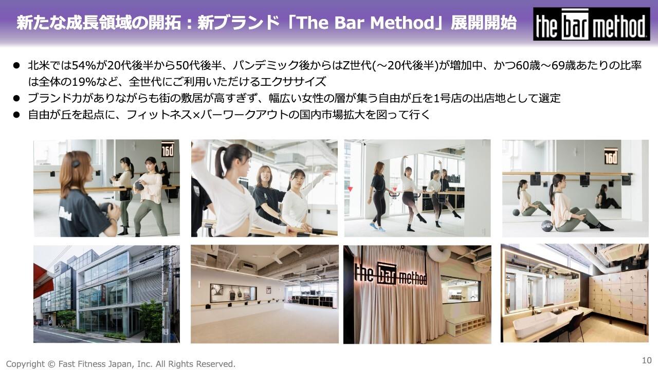 【QAあり】Fast Fitness Japan、売上は前年比10.4%増、国内会員数93.5万人達成　新ブランド 「The Bar Method」展開で成長加速