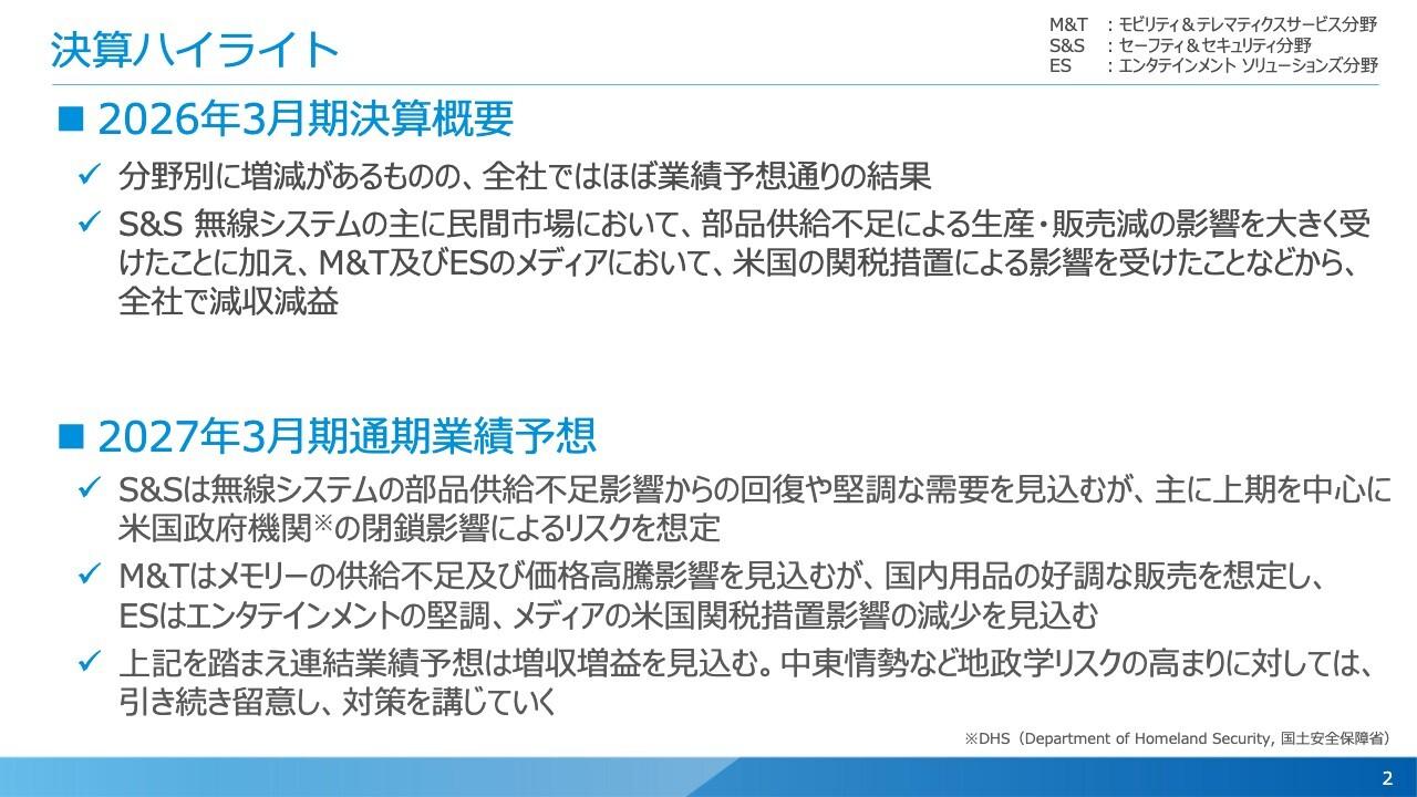 JVCケンウッド、今期は増収増益の見通し　無線システム事業の部品供給不足影響からの回復、堅調な需要の継続等を見込む
