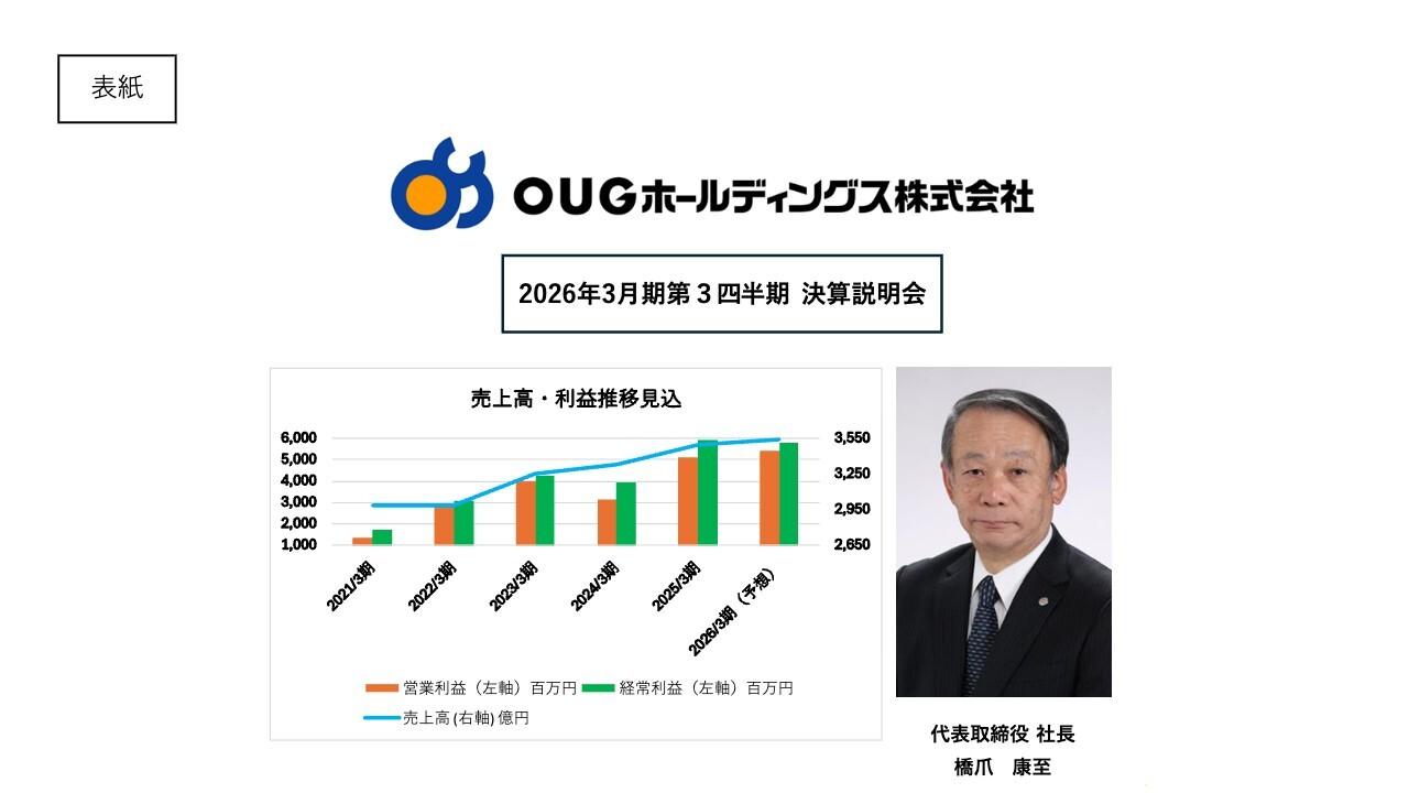 ＯＵＧHD、養殖ブリ事業黒字が収益貢献　DOE1.6%目途の安定配当を継続、期末配当を109円に上方修正
