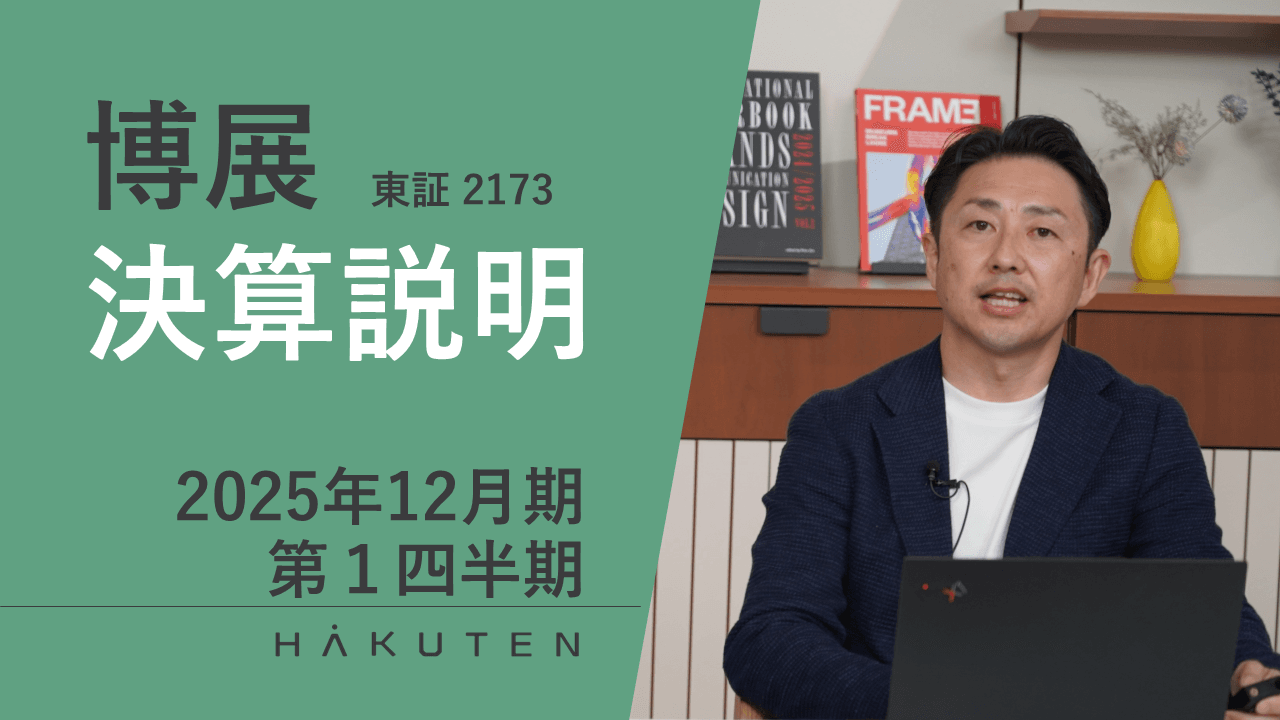 【QAリンクあり】博展、売上総利益率の改善が奏功し、減収ながらも増益を確保　受注残高は高水準を維持