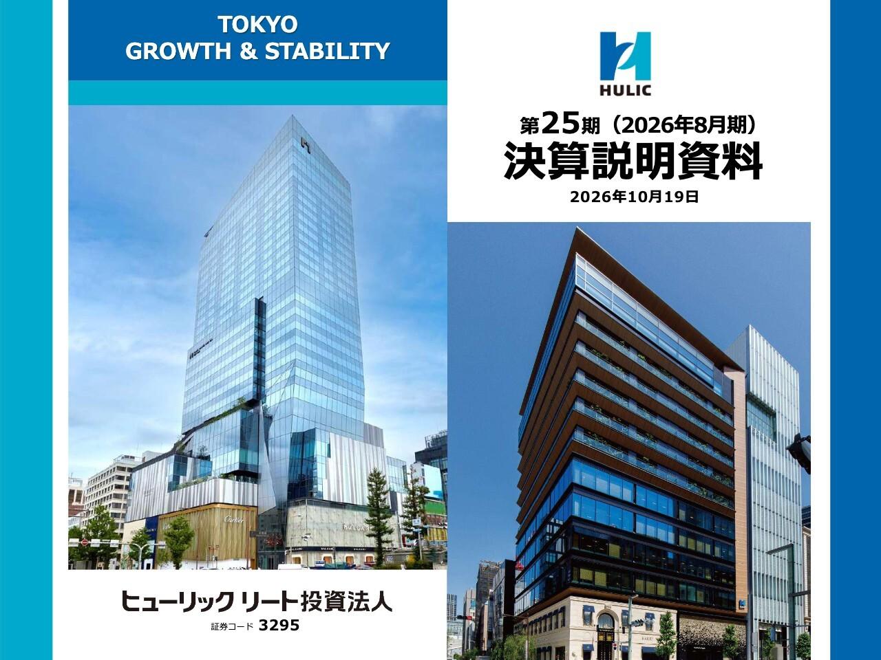 ヒューリックリート投資法人、成長性向上に向け資産入替えを実施、賃料増額が加速、6期連続DPU4,000円水準へ