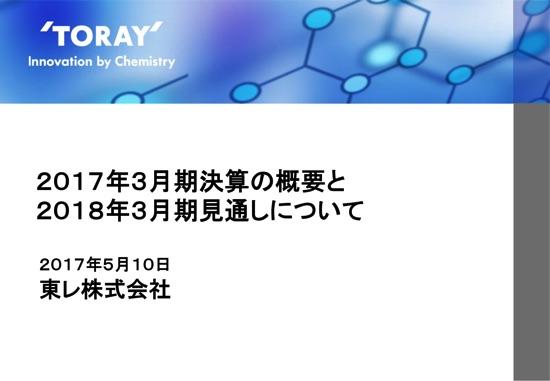 東レ、営業利益4.9％減の1,469億円　合成繊維等の価格下落が影響