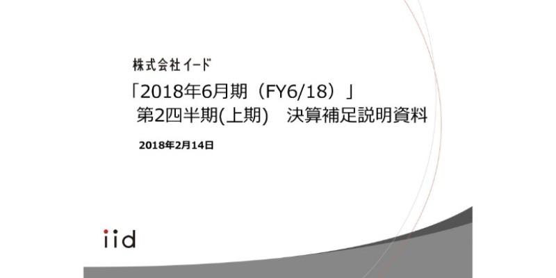 イード、2Q純利益は昨対比300%超　上期予想を上回るも、通期予想は据え置き
