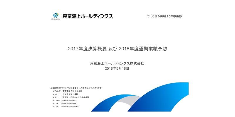 東京海上HD、正味収入保険料は前年度対比2.4％増　国内外の引受が好調に拡大