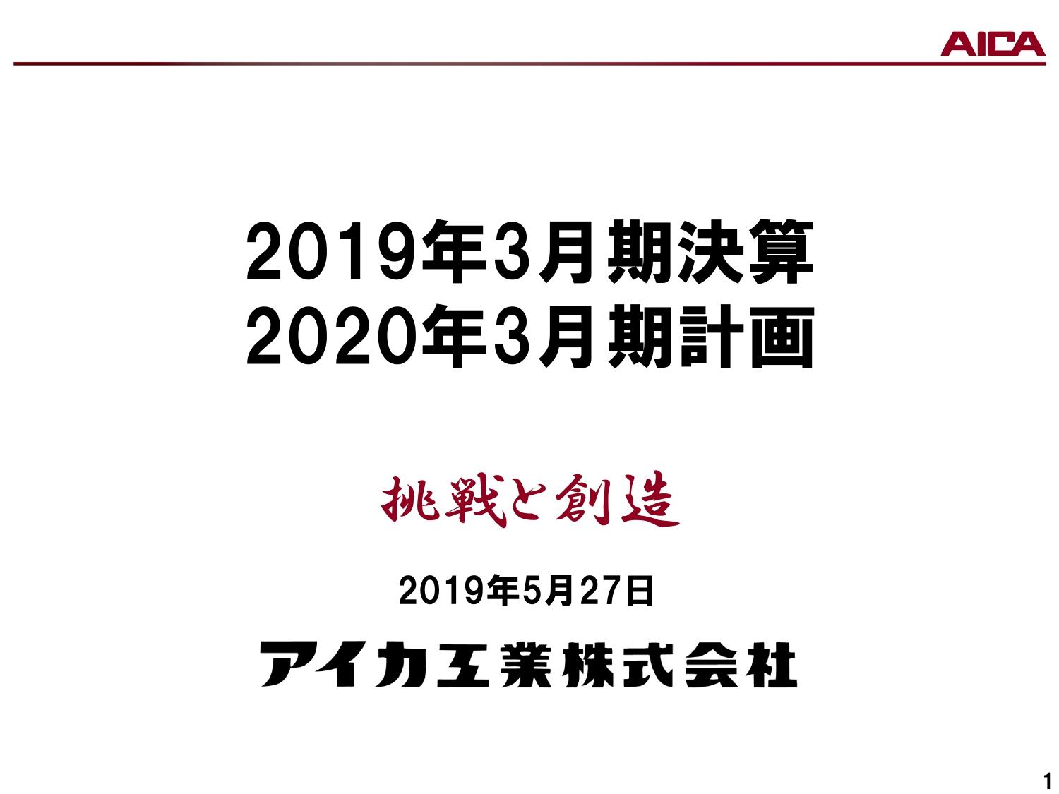 アイカ工業、売上高・営業益・経常益が7期連続で過去最高を更新　アジア地域で売上が伸長