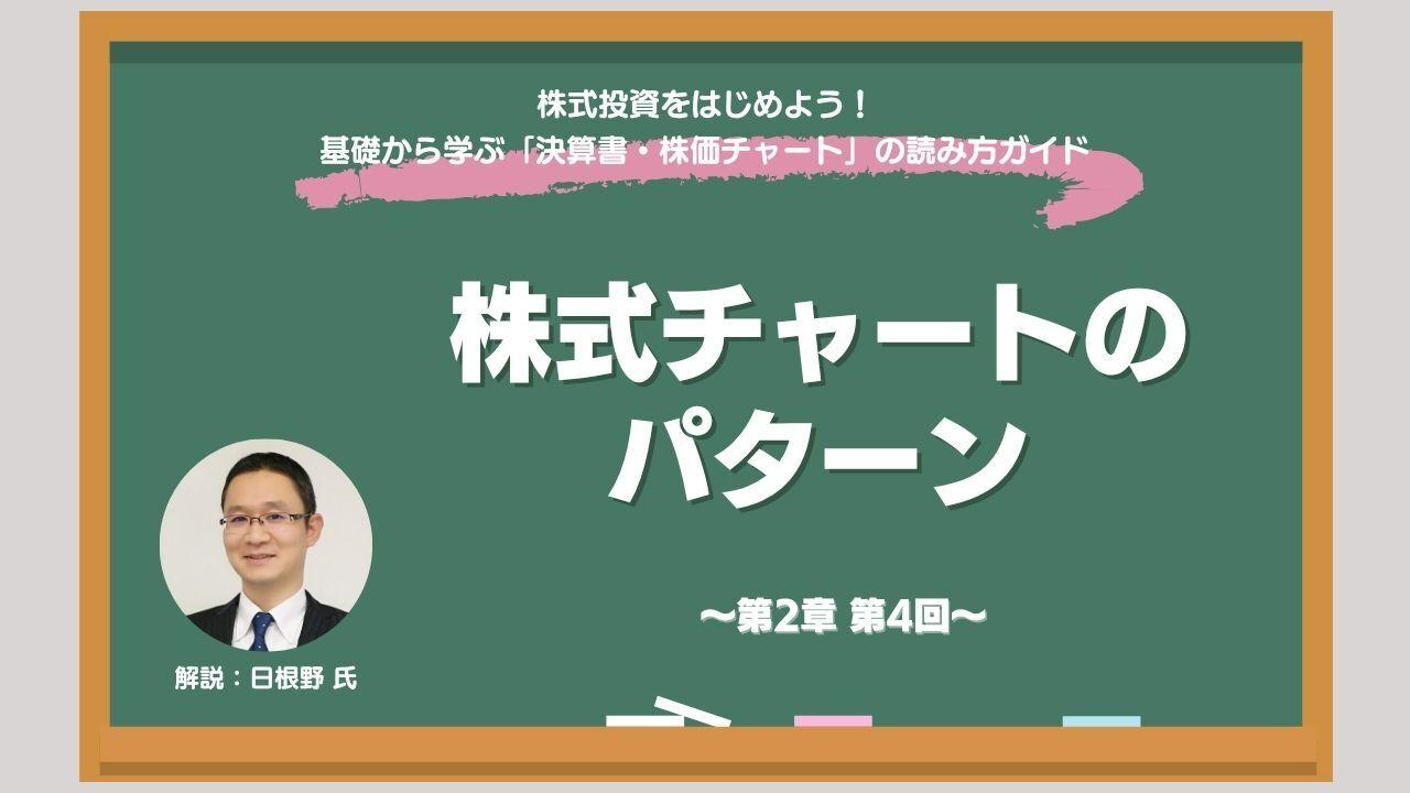 株価チャートのパターンとは? 初心者が知っておきたい代表的な種類を紹介